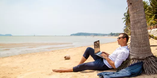 DRH sur la plage